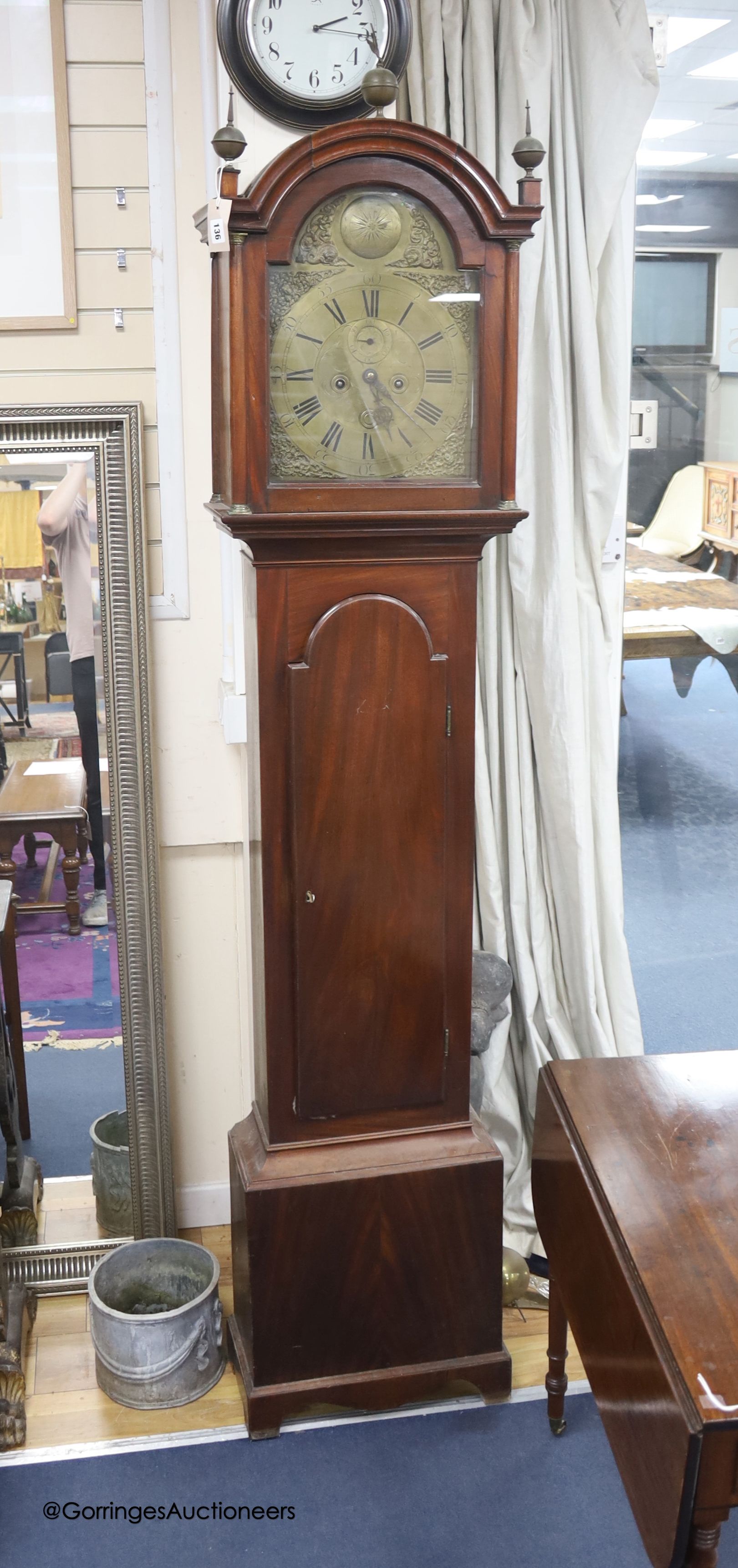 A George III mahogany eight day longcase clock